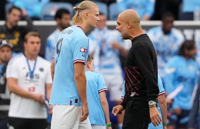 Pep Guardiola hails Haaland 