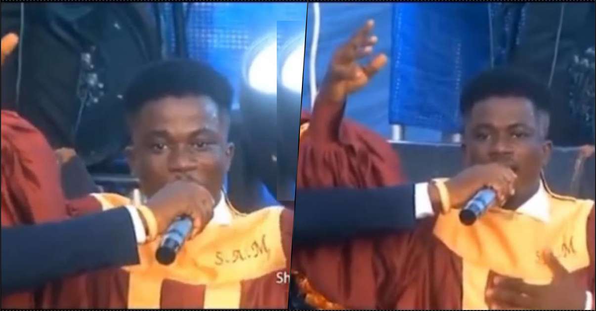 "I am the happiest person on earth" — Student gives testimony in church, laments struggle faced at home during ASUU strike (Video)