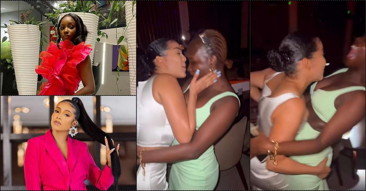 "My only husband" — Maria Chike gushes over Saskay, netizens react (Video)