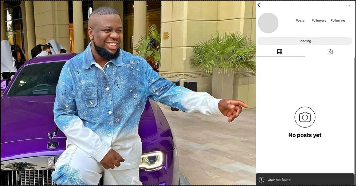 Hushpuppi's 2.8M followers Instagram page varnishes amidst pending court verdict