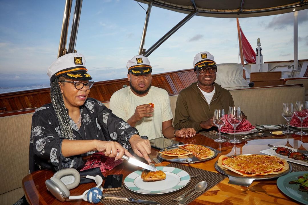 Otedola rolls out pre-birthday photos with family aboard N2.2Bn yacht (Video)