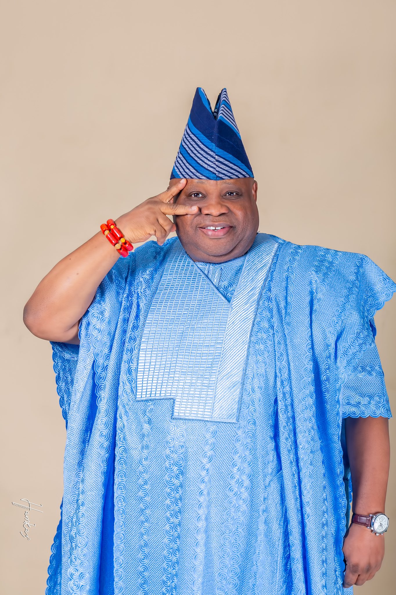 Davido's uncle, Sen. Ademola adeleke dances joyfully as he counts down to swearing-in as governor (Video)