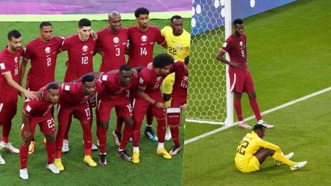 Qatar becomes first host country to be eliminated very early at the World Cup