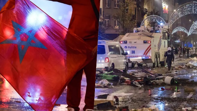 Riots break out after Belgium’s shock World Cup loss to Morocco