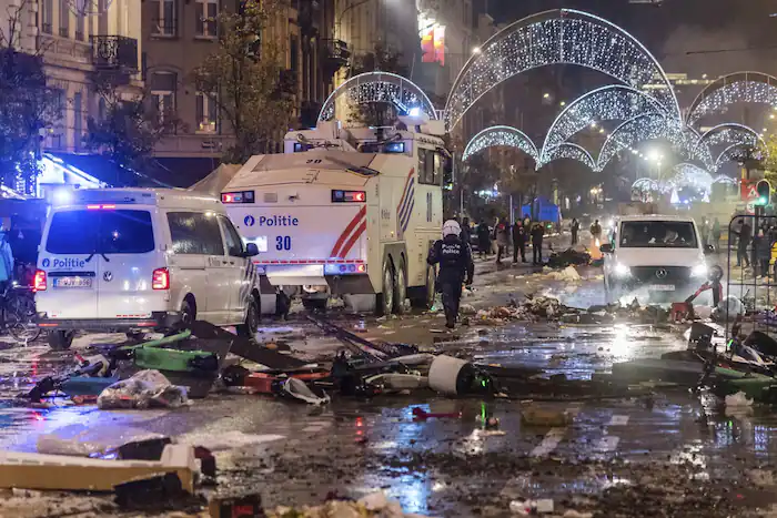 Riots break out after Belgium’s shock World Cup loss to Morocco 