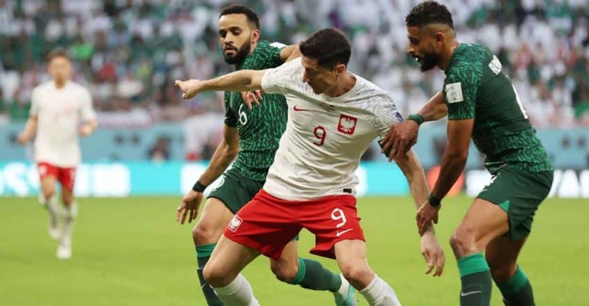 Robert Lewandowski scores first World Cup goal as Poland defeats Saudi Arabia