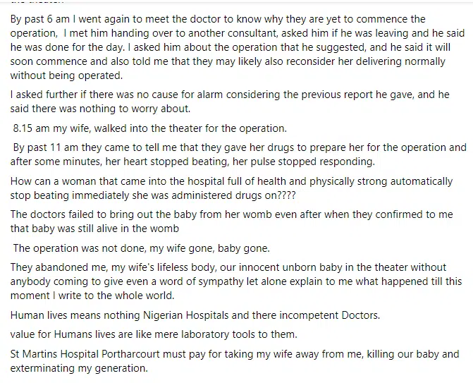 Heartbroken man calls out hospital over negligence