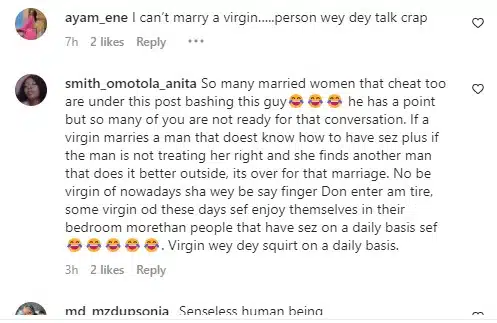 Why I can never marry a virgin
