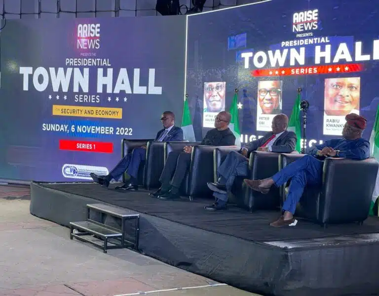 Arise TV Presidential Town Hall Meeting