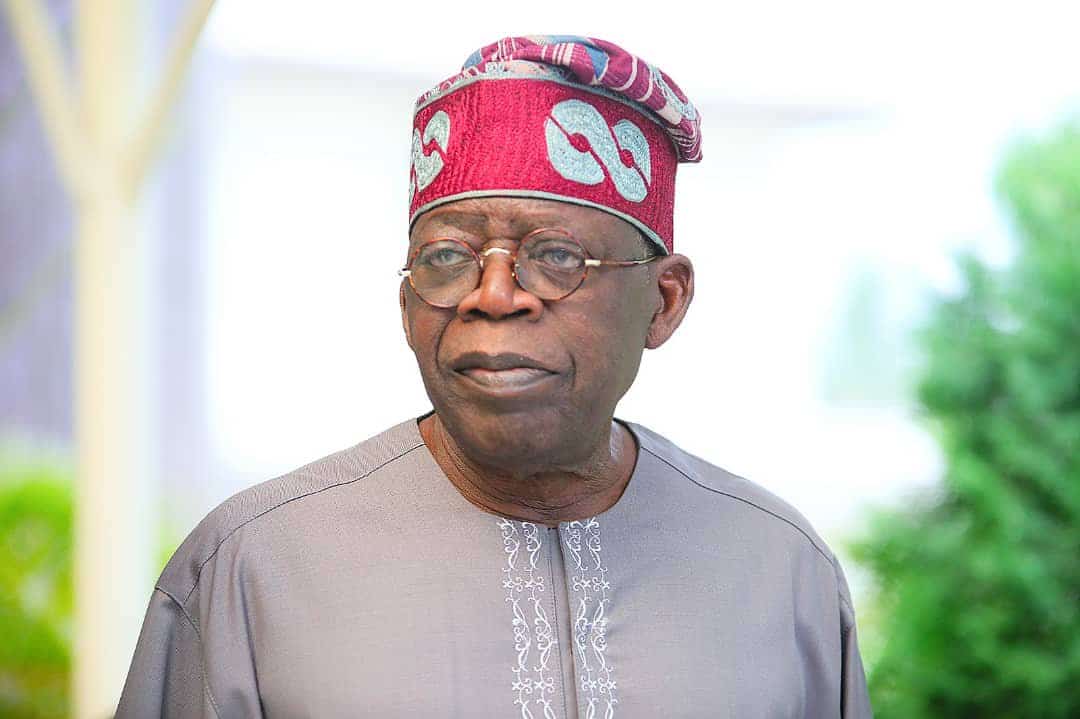 Video of Bola Tinubu struggling to pronounce a word at a town hall meeting goes viral