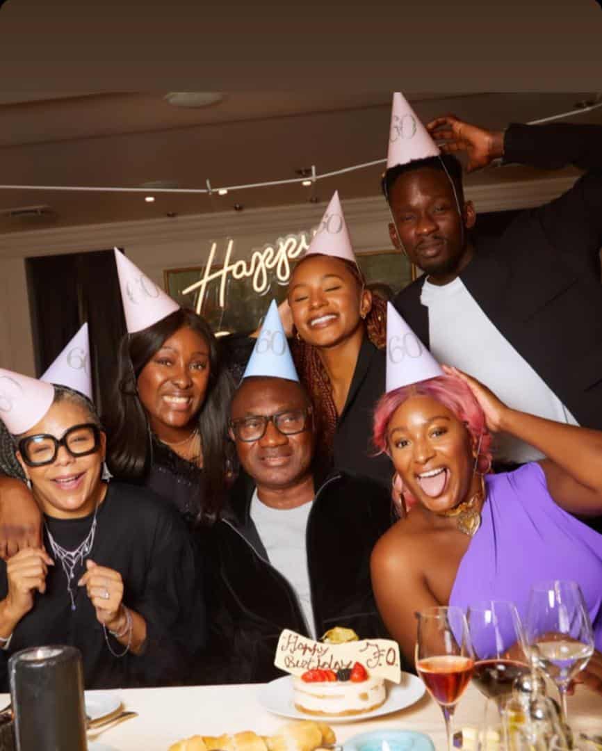 DJ Cuppy celebrates father, Femi Otedola on 60th birthday aboard luxury yacht (Video)