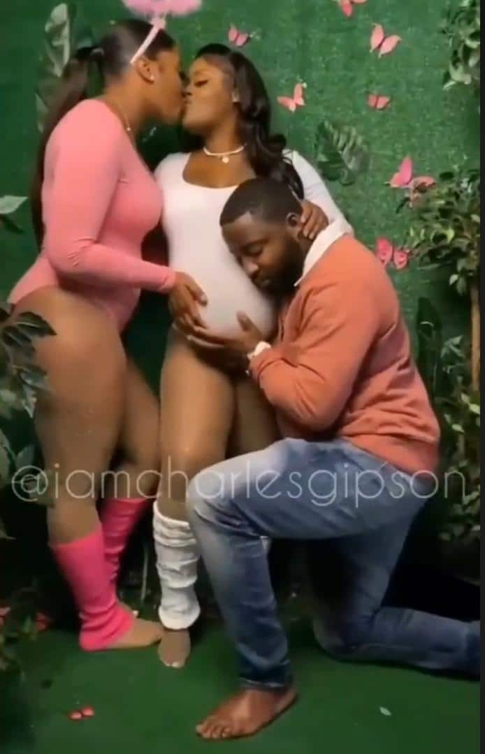 Confusion as family roll out pregnancy photo shoot (Video)