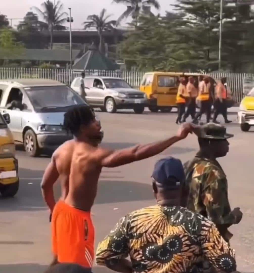 Content creator meets waterloo after pranking soldier (Video)