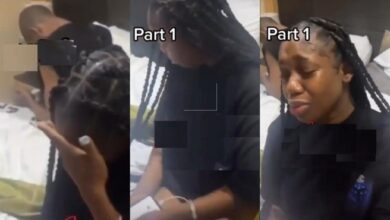 Lady embarrassed following plans to console friend's boyfriend in hotel room (Video)