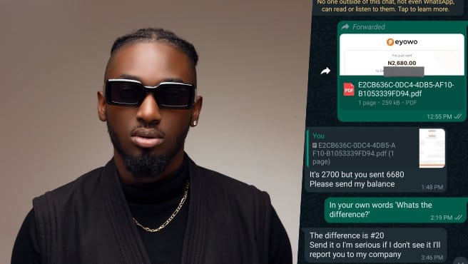 BBNaija's Jaypaul shares encounter with dispatch rider who tried to play smart on him