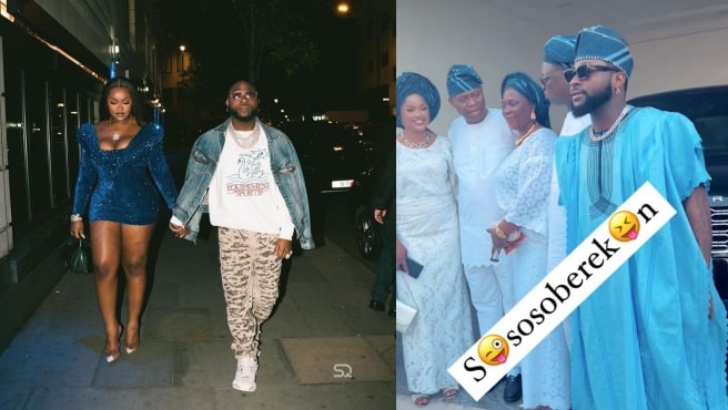"Where is Chioma?" - Davido’s father inquires as they take family photos (Video)