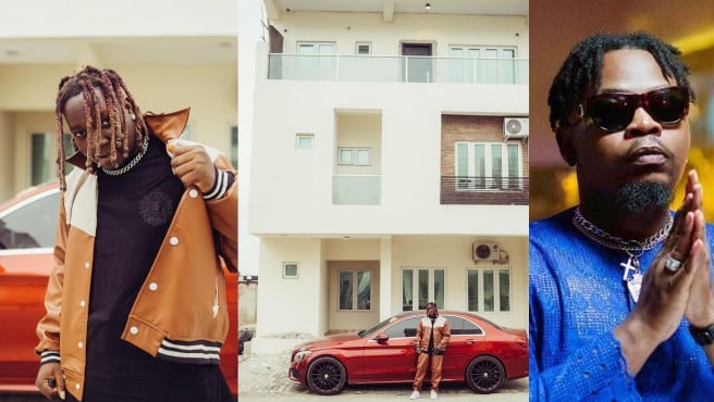 "Went from grass to grace" — TI Blaze appreciates Olamide as he acquires new car and house