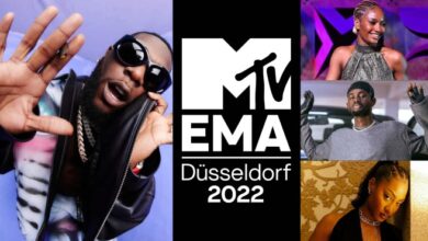 MTV EMAs 2022: Burna Boy wins Best African Act; See Full List