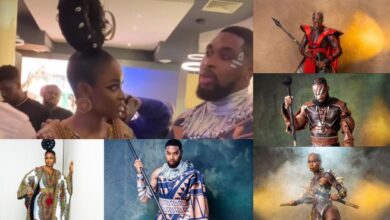 Sheggz, Bella and others turn heads at premiere of Black Panther (Video)