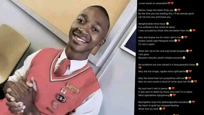 "My life was robbed" — High school student hangs himself after being falsely accused of rape