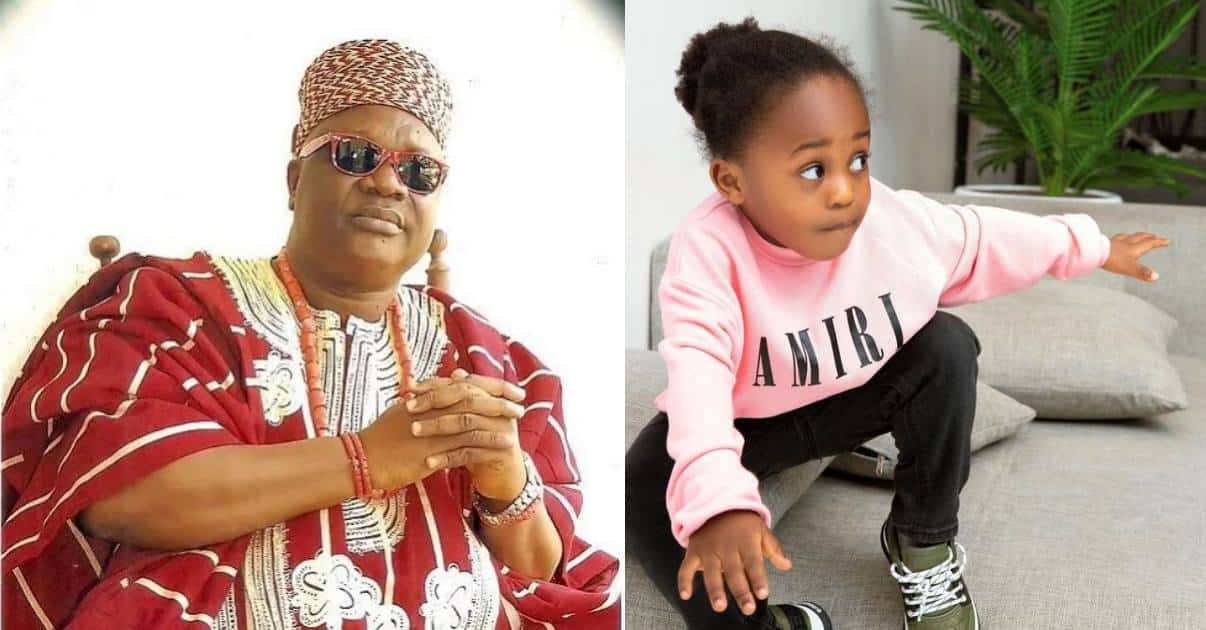 "It was Davido’s late mom that rescued my own son inside the swimming pool" - Oba Adedokun Abolarin writes
