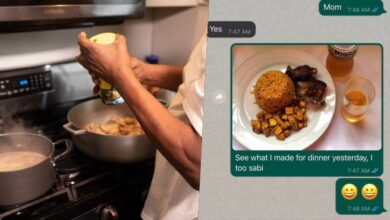 Single man receives clapback from mother after showing off mouthwatering delicacy he made