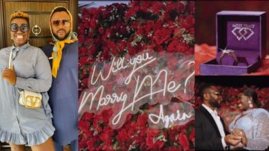 "My dream engagement" — Real Warri Pikin gushes as husband proposes with diamond ring (Video)