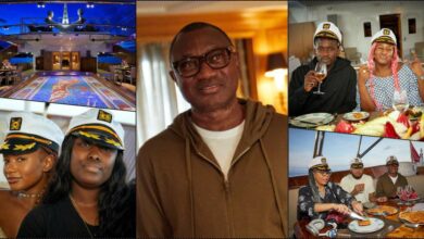 Otedola rolls out pre-birthday photos with family aboard N2.2Bn yacht (Video)