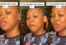 It's over if I ever step foot in airport — Lady passionately insists travelling by air is an achievement (Video)