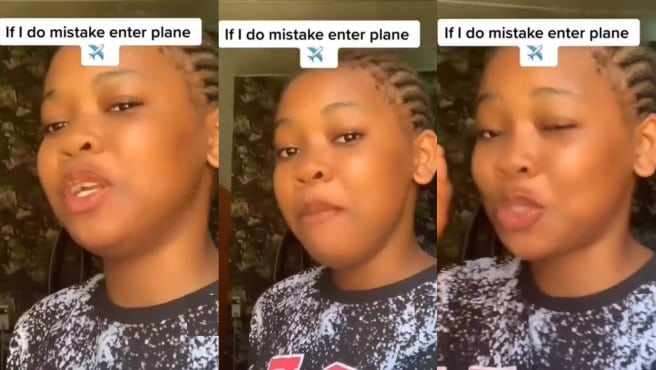 It's over if I ever step foot in airport — Lady passionately insists travelling by air is an achievement (Video)