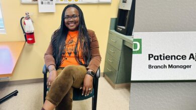 Excited Nigerian woman narrates struggle as she becomes branch manager of a Canada's leading bank