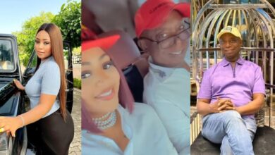 "God have mercy" — Netizens mock Regina Daniels following pet name given to husband (Video)