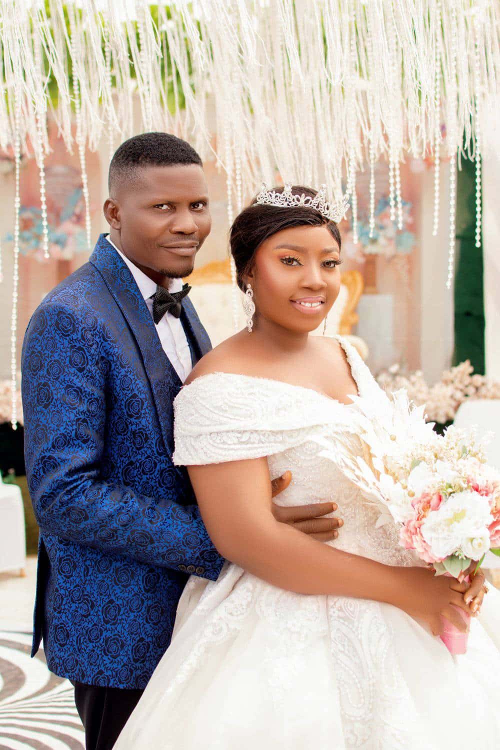 Newlywed bride gushes as she narrates love story with husband after breaking up in 2016