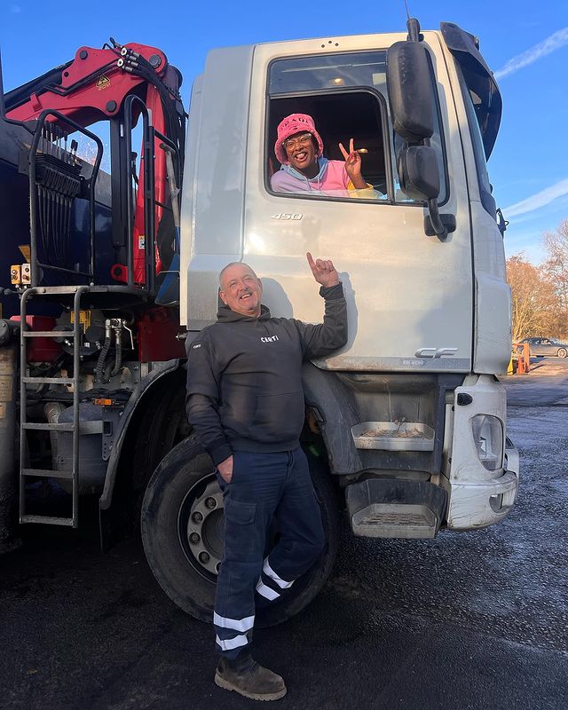 DJ Cuppy gushes as she meets Ryan Taylor's father