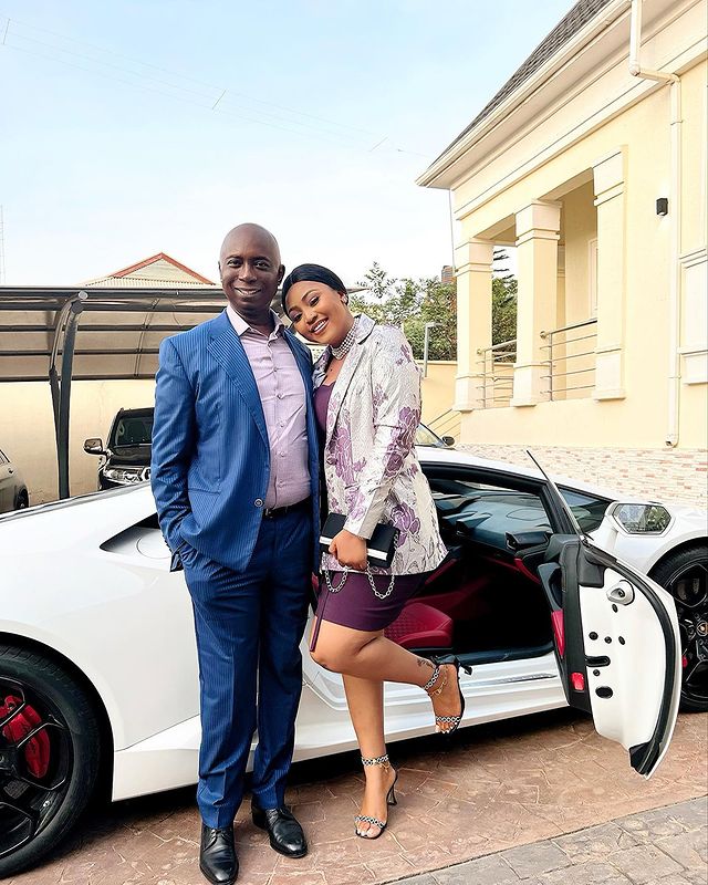 "I'm happy to be your husband" — Ned Nwoko gushes as Regina Daniels organizes surprise birthday party (Video)