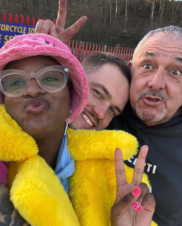 DJ Cuppy gushes as she meets Ryan Taylor's father