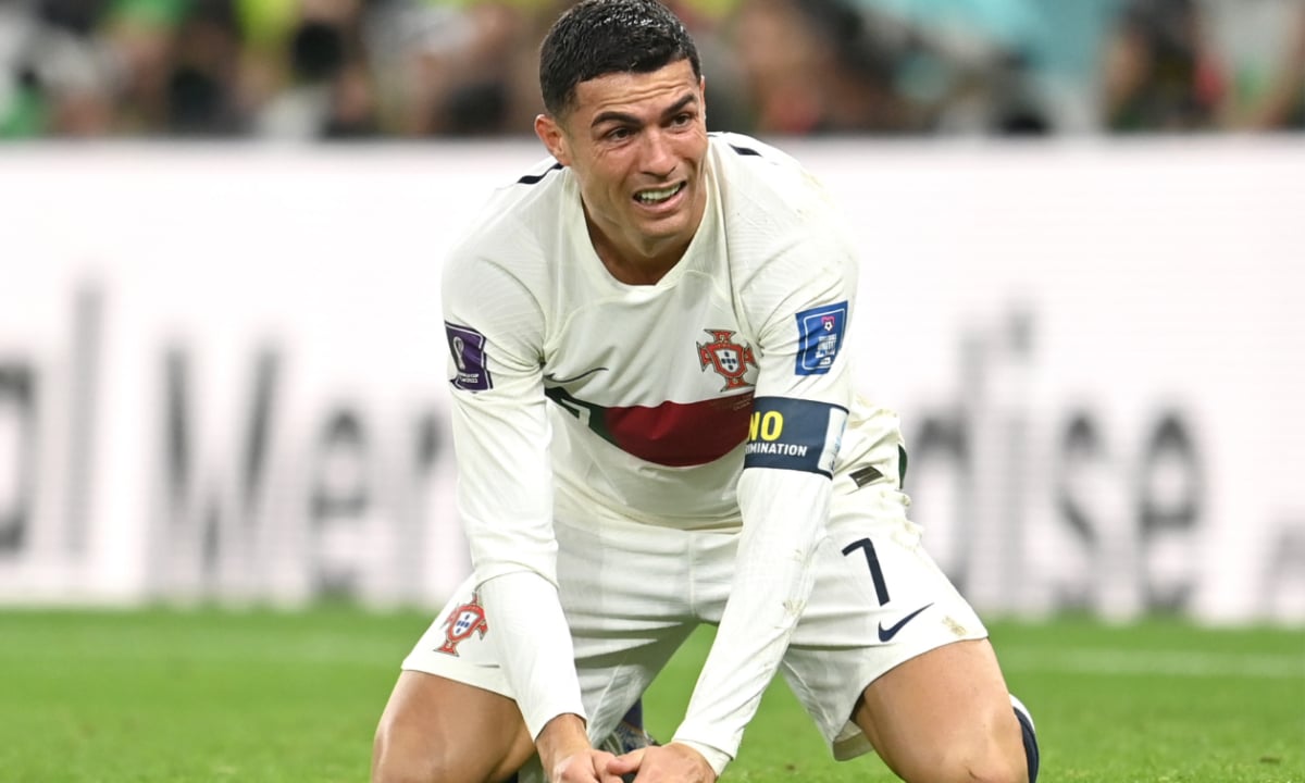 Ronaldo in tears as Morocco kicks Portugal out of World Cup