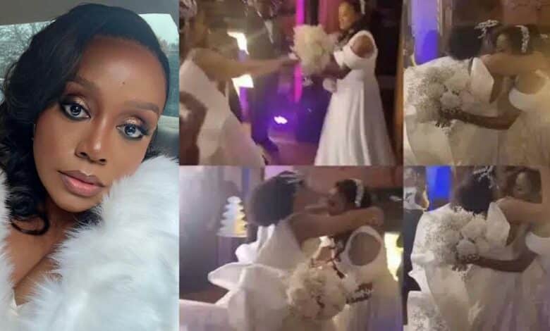 "I have caught wedding bouquets 4 times, I pray Rita Dominic’s own come true" — Michelle Dede prays