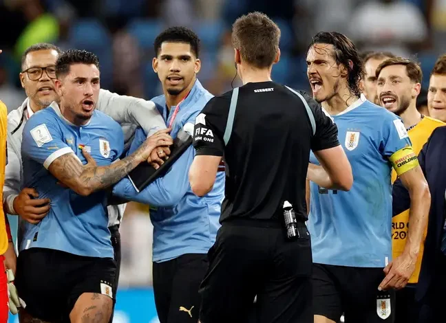 Four Uruguayan World Cup stars facing '10-15 match ban' for their actions in Qatar