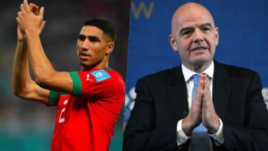 Hakimi apologizes to FIFA president after an angry outburst following Morocco's defeat to Croatia