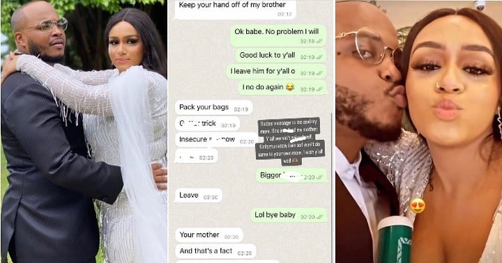 Sina Rambo’s wife leaks message she received from his sister