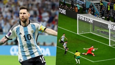 Messi scores in 1000th game as Argentina defeats Australia in Round of 16