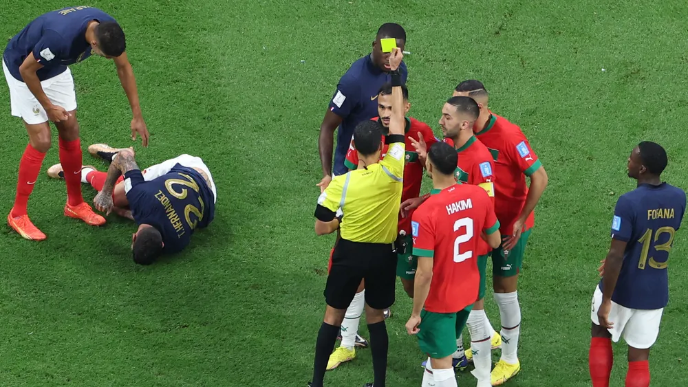 Morocco files an official complaint to FIFA against referee who officiated semi-final match against France