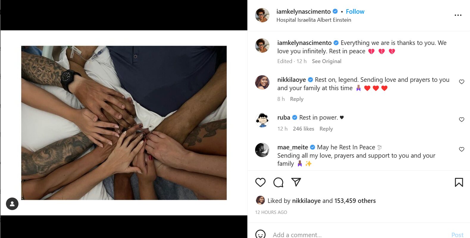 Pele's daughter pens down emotional tribute to him