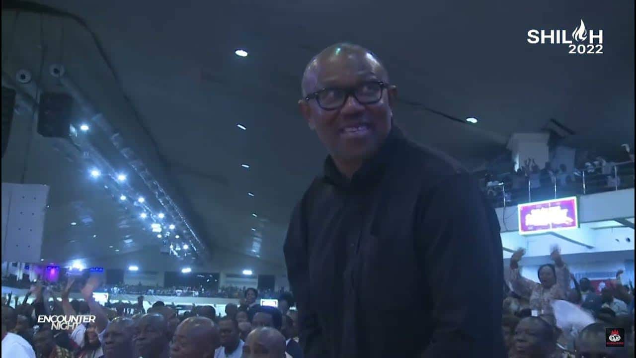 Peter Obi receives rousing reception at Shiloh 2022