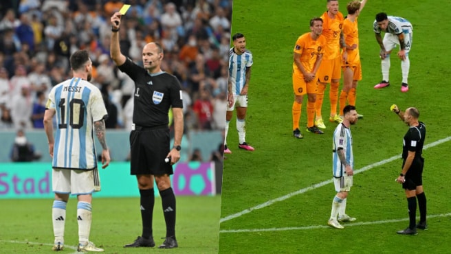 Referee sent home from World Cup after giving out 17 yellow cards during Argentina's quarter-final match against Netherlands