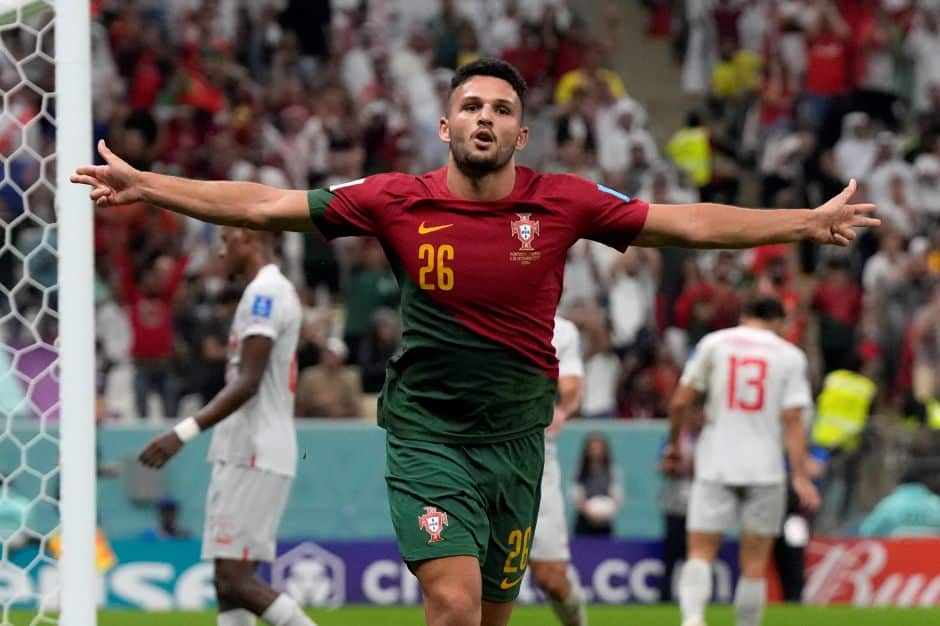 Ronaldo starts from the bench Portugal defeats Switzerland 6-1 in Round of 16 match