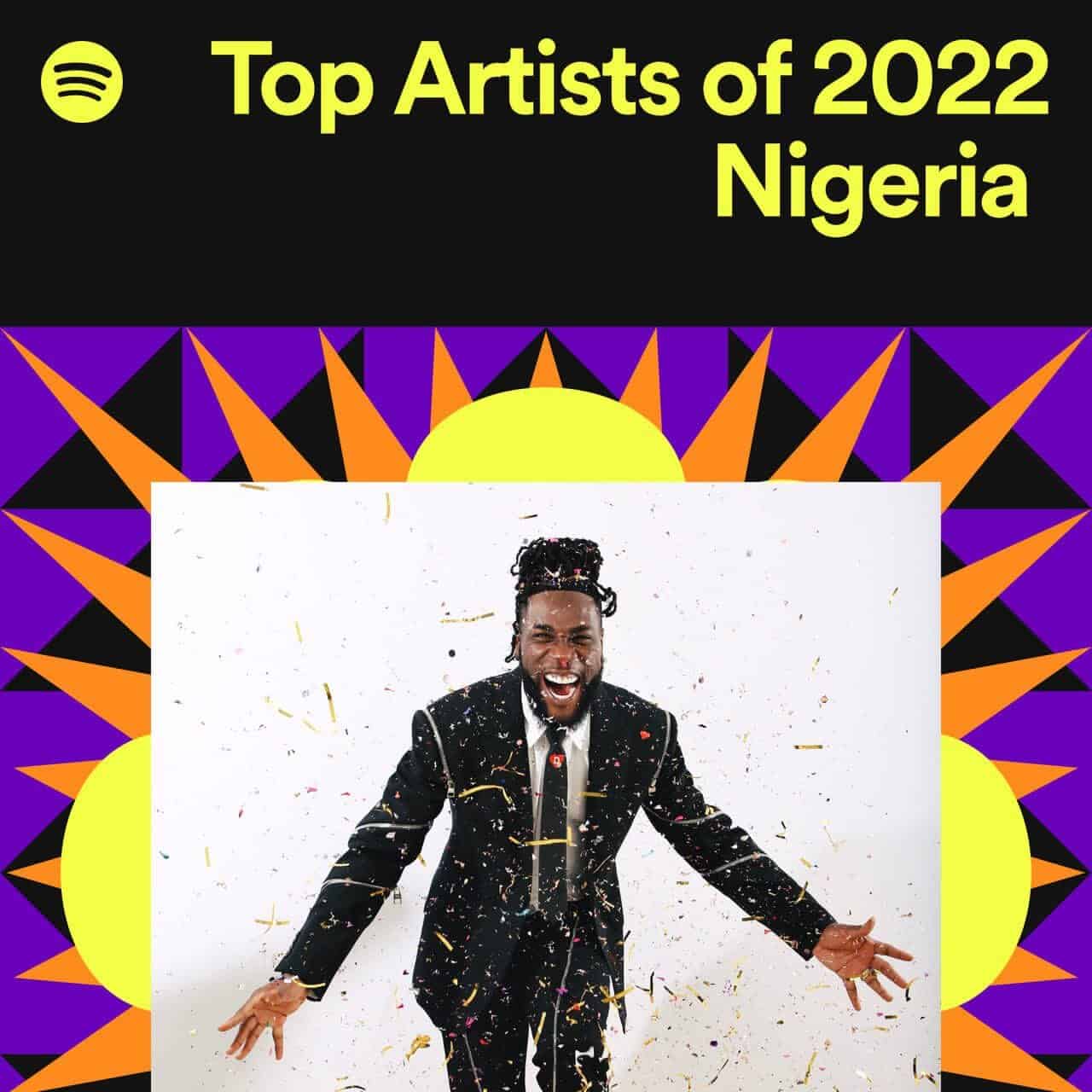 Spotify crowns Burna Boy 2022's Most Streamed Artiste in Nigeria