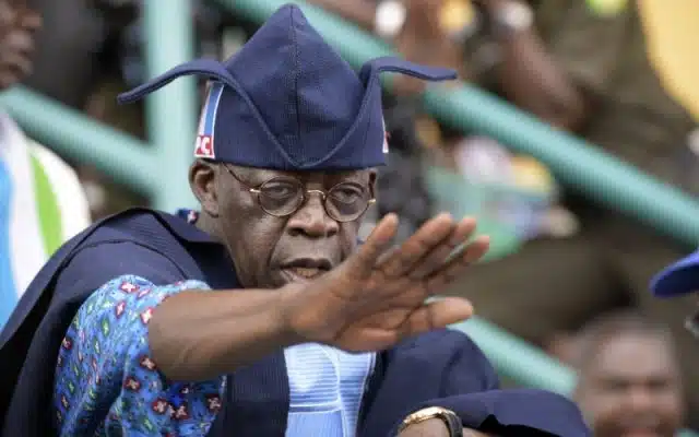 Tinubu refuses to answer questions on how he'll tackle issues as President after speech at Chatham House