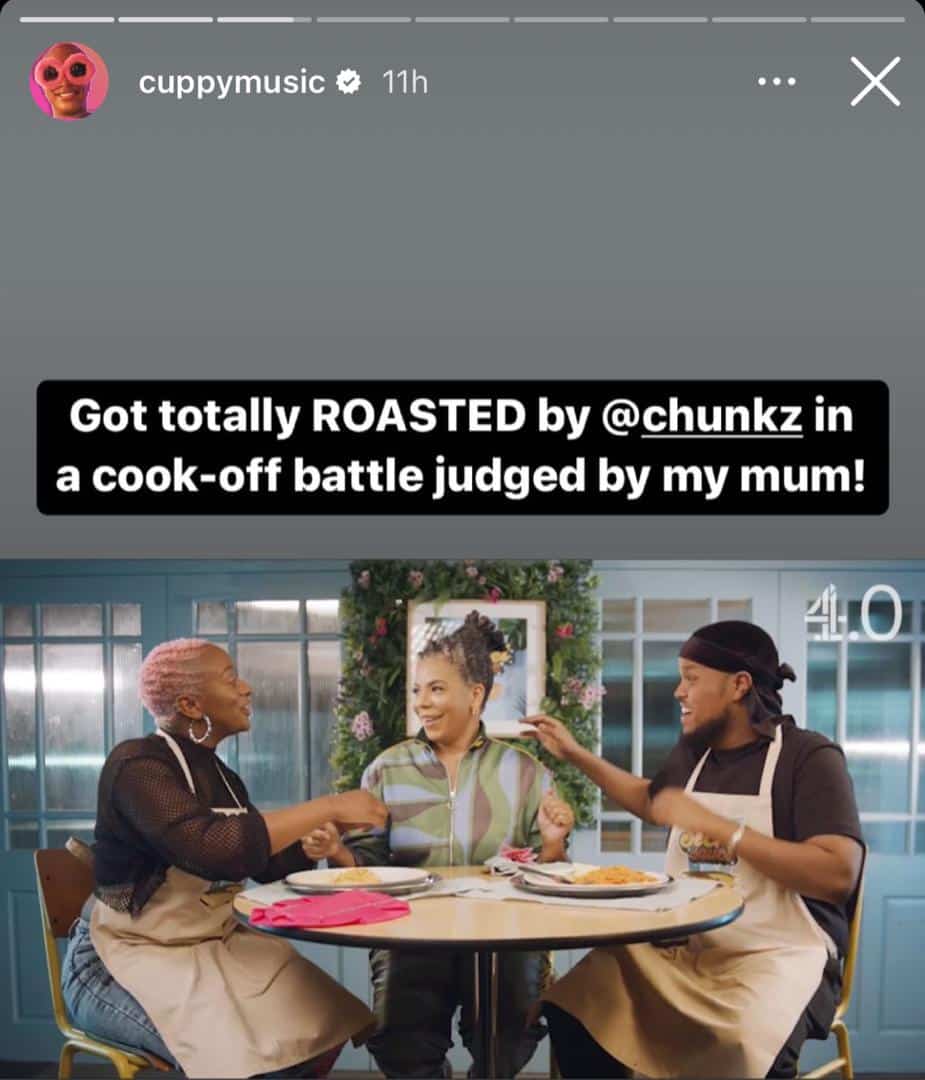 "I honestly do not know how to cook" — Dj Cuppy nudges fiance after losing yam and egg cooking contest